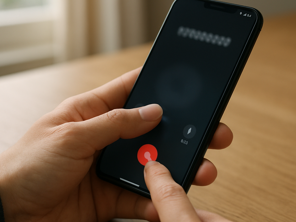 消灯したスマホと電卓、硬貨を前に通話料や料金を試算する手元の動き